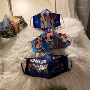 Kids character masks